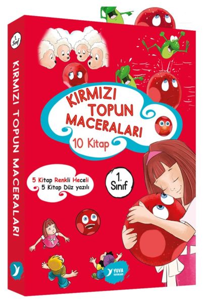 kirmizi-topun-maceralari-1-sinif-renkli-heceli-duz-yazi-10-kitap