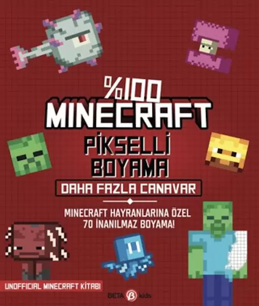 100-minecraft-pikselli-boyama-daha-fazla-canavar