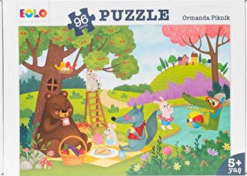 yer-puzzle-96-parca-puzzle-ormanda-piknik