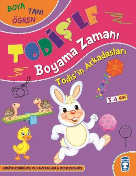 todisin-arkadaslari-todisle-boyama-zamani