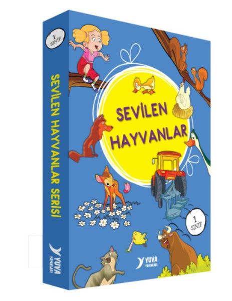 sevilen-hayvanlar-serisi-1-sinif-duz-yazili-10-kitap