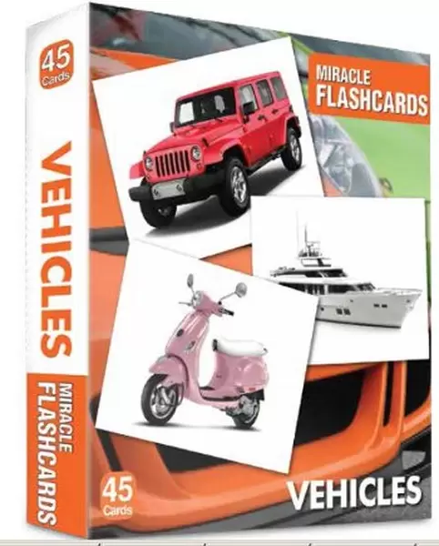 vehicles-miracle-flashcards-45-cards