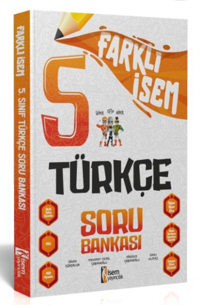 isem-yayincilik-2024-farkli-isem-5-sinif-turkce-soru-bankasi