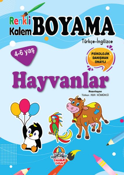 renkli-kalem-boyama-hayvanlar