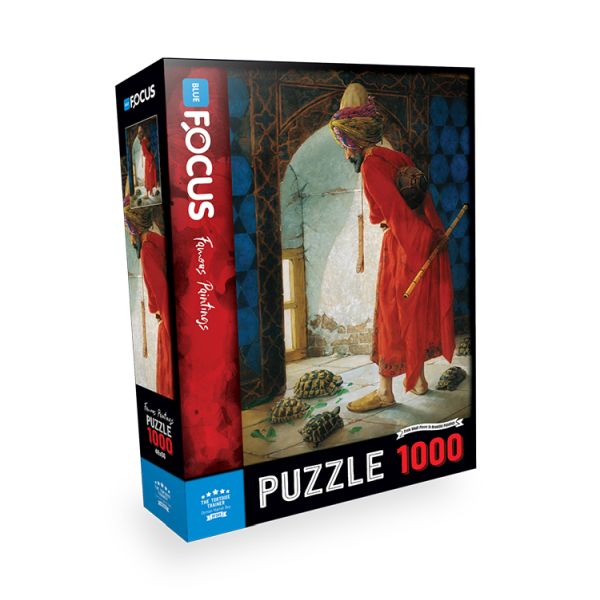 blue-focus-1000-parca-puzzle-kaplumbaga-terbiyecisi