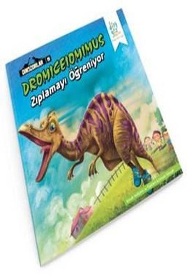 dinozorlar-5-dromiceioiimus-ziplamayi-ogreniyor-poster-hediyeli