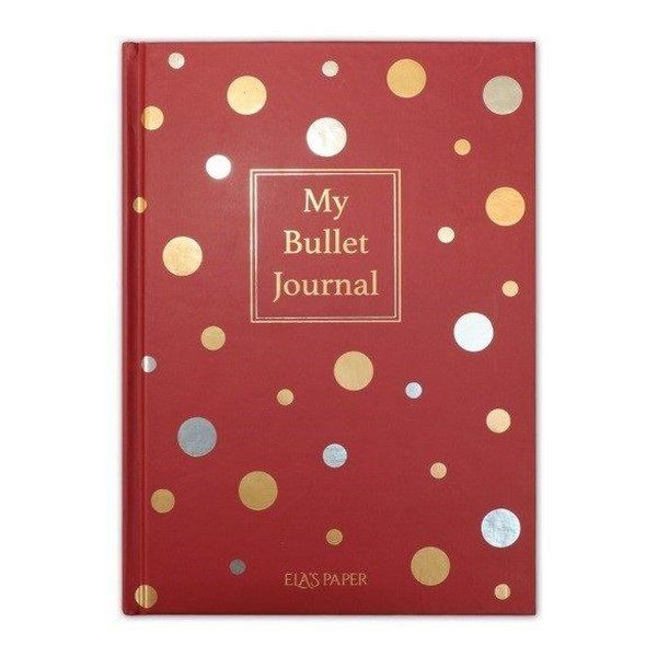 my-bullet-journal-defter-confetti-kirmizi