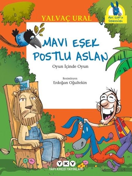 mavi-esek-ile-postlu-aslan