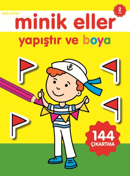 minik-eller-yapistir-ve-boya-sari-kitap