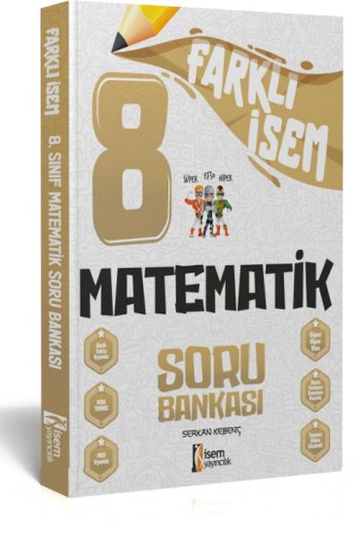 isem-yayincilik-2024-farkli-isem-8-sinif-matematik-soru-bankasi