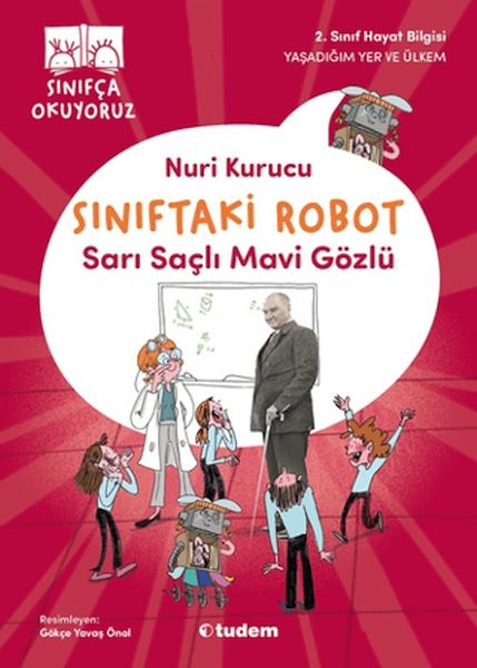 siniftaki-robot-sari-sacli-mavi-gozlu