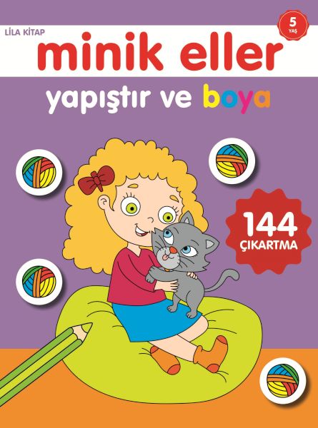 minik-eller-yapistir-ve-boya-lila-kitap