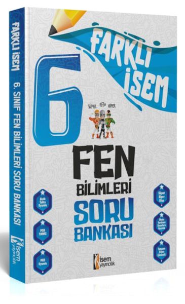 isem-yayincilik-2024-farkli-isem-6-sinif-fen-bilimleri-soru-bankasi