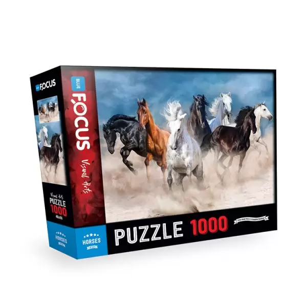 blue-focus-horses-atlar-puzzle-1000-parca