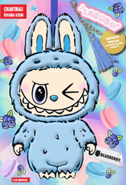 labubu-blueberry-cilgin-koleksiyon-cikartmali-boyama-kitabi