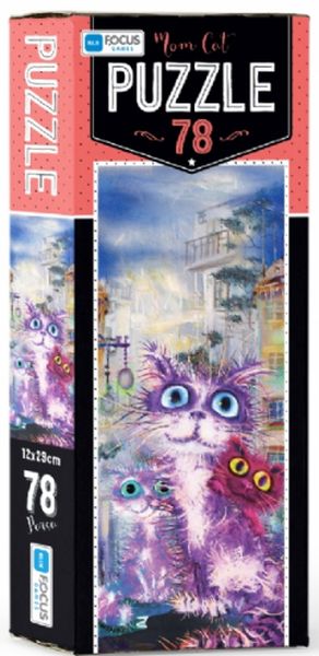 blue-focus-mom-cat-puzzle-78-parca