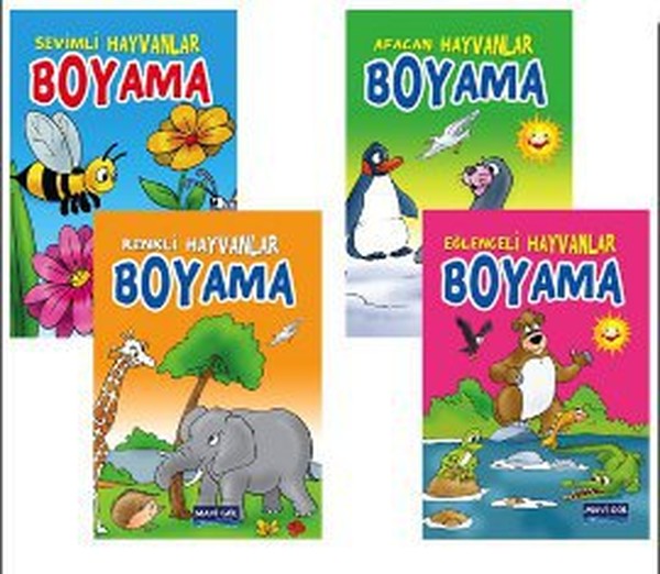 hayvanlar-boyama-4-kitap-takim