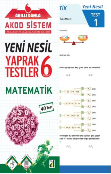 akilli-damla-matematik-yeni-nesil-yaprak-testler-6-sinif