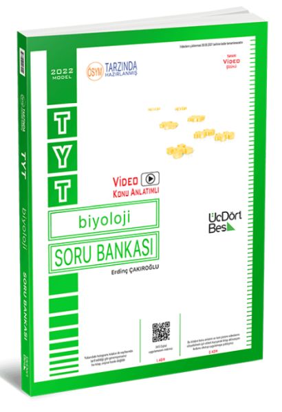 uc-dort-bes-2022-tyt-biyoloji-soru-bankasi