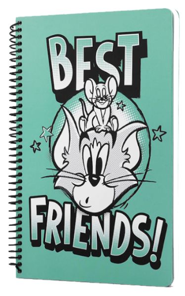 tom-and-jerry-best-friends-spiralli-defter-yesil