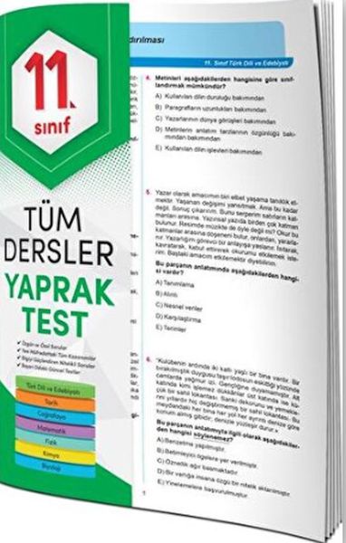 11-sinif-tum-dersler-yaprak-test