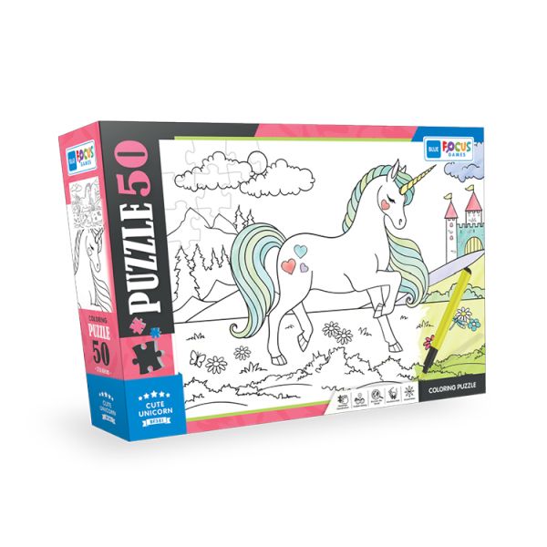 blue-focus-coloring-puzzle-cute-unicorn-sevimli-tek-boynuzlu-at-50-parca