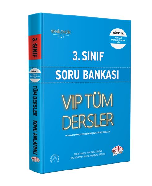 editor-3-sinif-vip-tum-dersler-soru-bankasi-mavi-kitap