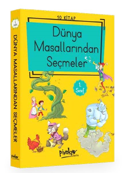 1-sinif-dunya-masallarindan-secmeler-10-kitaplik-set-duz-yazili