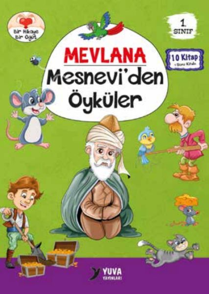 1-sinif-mevlana-mesneviden-oykuler-10-kitaplik-set