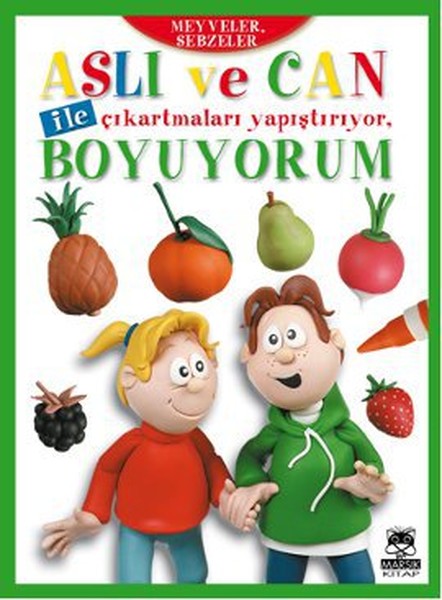 asli-ve-can-ile-cikartmalari-yapistiriyor-boyuyorum-meyveler-sebzeler