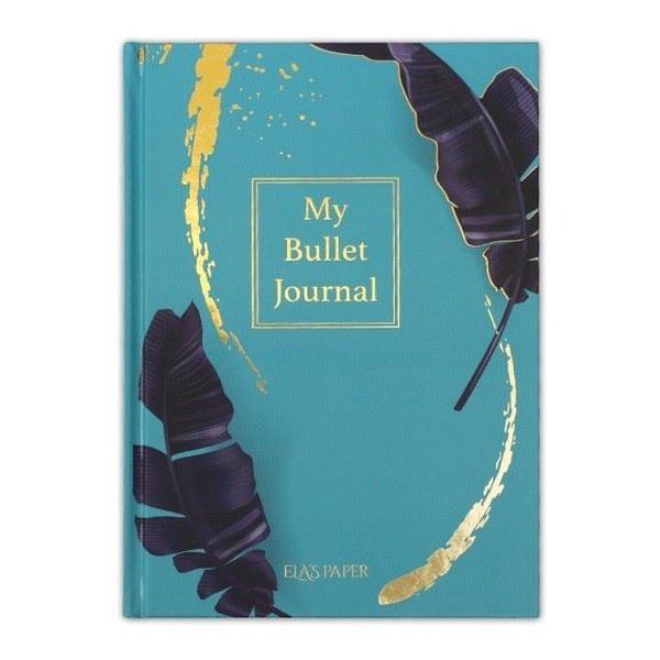 my-bullet-journal-defter-tropikal-mavi