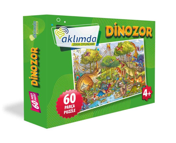 60-parca-puzzle-dinozor