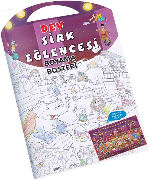sirk-eglencesi-dev-boyama-posteri-226157