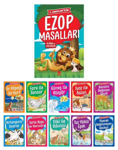 ezop-masallari-10-kitap-soru-kitapcigi