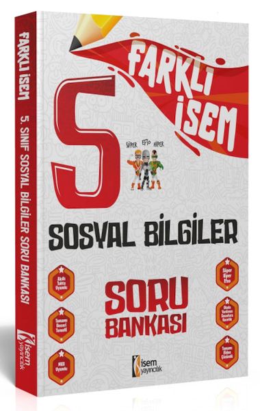 isem-yayincilik-2024-farkli-isem-5-sinif-sosyal-bilgiler-soru-bankasi