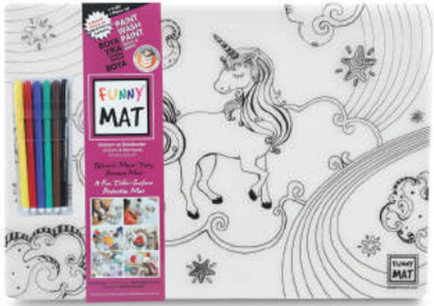 funny-mat-unicorn-ve-deniz-kizi-6-li-kalem-hediyeli-30-x-40-cm