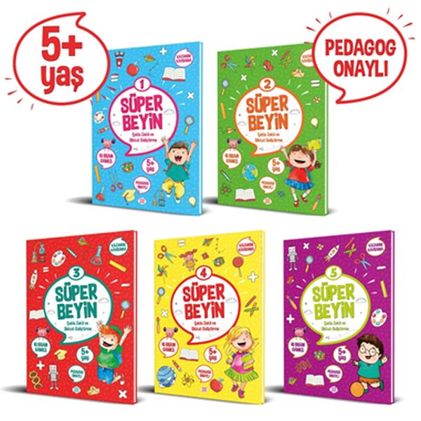 super-beyin-sersi-5-yas-5-kitap-takim