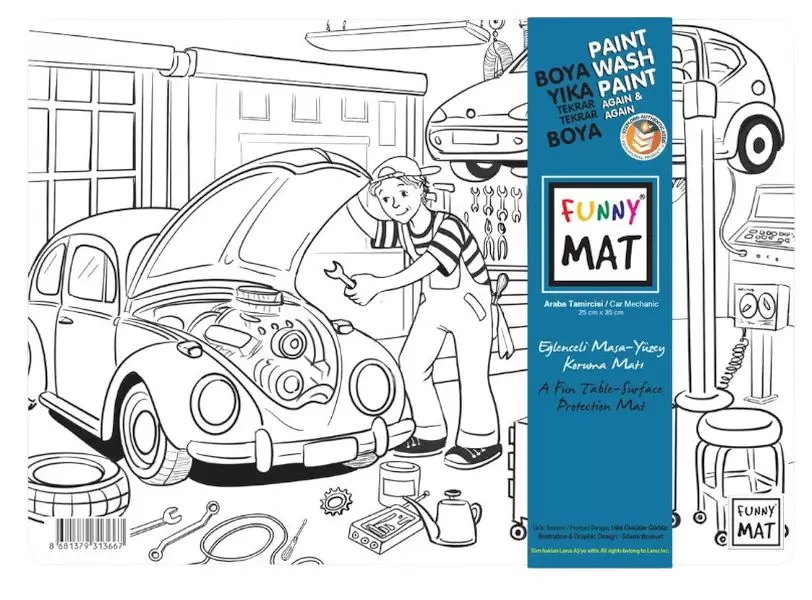 funny-mat-mini-araba-tamircisi