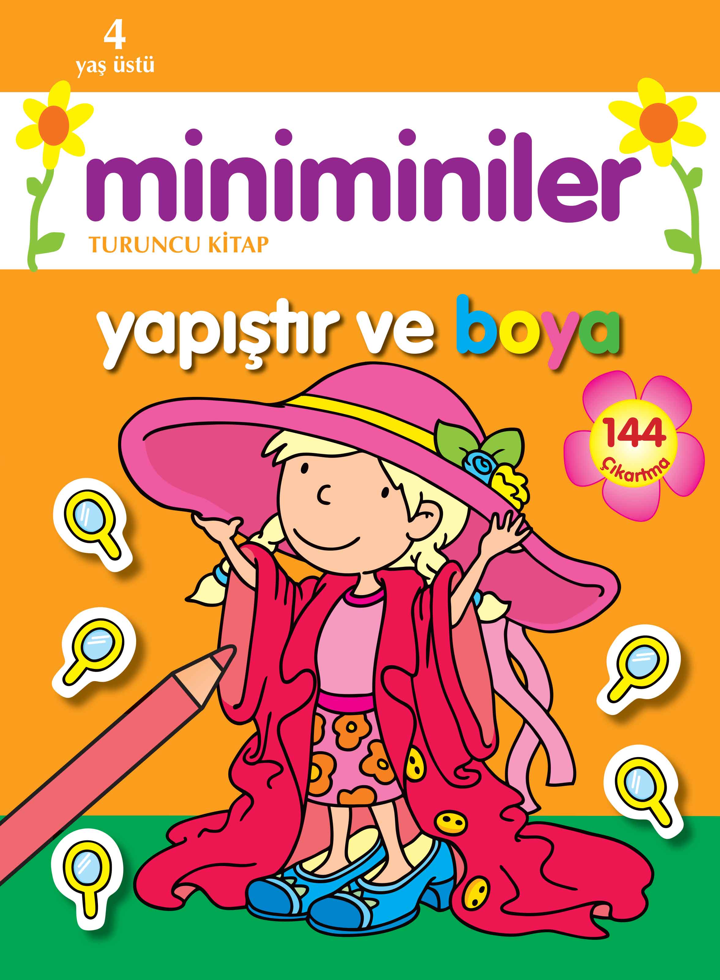 miniminiler-yapistir-ve-boya-turuncu-kitap