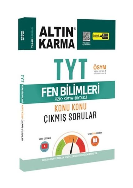 altin-karma-2023-tyt-fen-bilimleri-fizik-kimya-biyoloji-konu-konu-cikmis-sorular-video-cozumlu