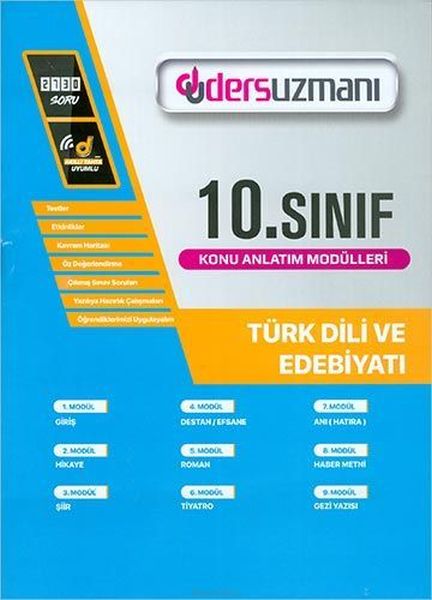 ders-uzmani-10-sinif-turk-dili-ve-edebiyati-konu-anlatim-modulleri-yeni