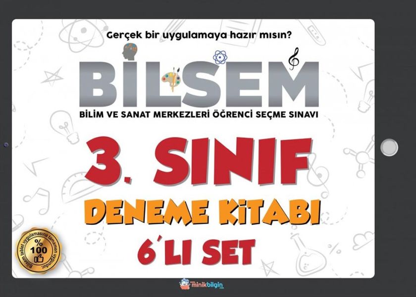 minik-bilgin-bilsem-3-sinif-deneme-kitabi-6-li-set