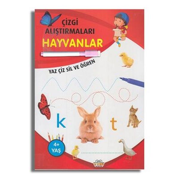 cizgi-alistirmalari-hayvanlar