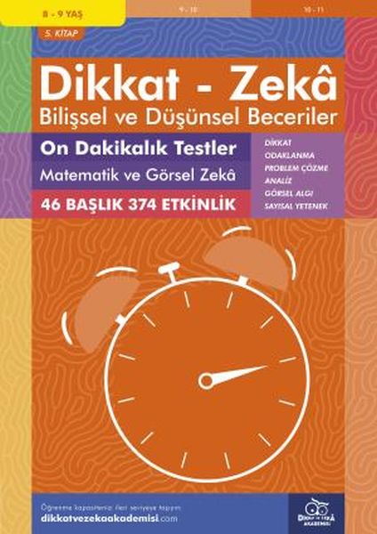 on-dakikalik-testler-matematik-ve-gorsel-zeka-8-9-yas-dikkat-zeka