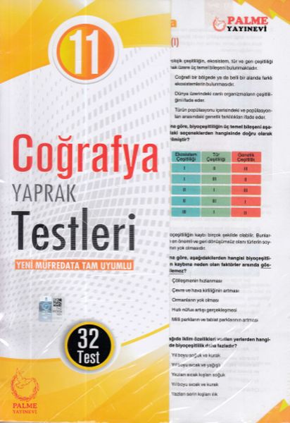 palme-11-sinif-cografya-yaprak-test-yeni